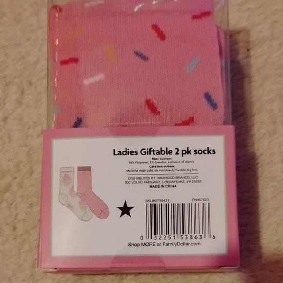 Cute Donut, Coffee and Cupcakes Themed Socks 6 Pairs - Picture 3 of 7